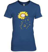 Load image into Gallery viewer, Baseball Proud Sunflower Women's Premium T-Shirt
