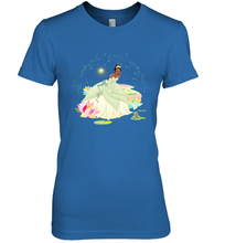 Load image into Gallery viewer, Disney The Princess and The Frog Tiana on a Bayou Women's Premium T-Shirt

