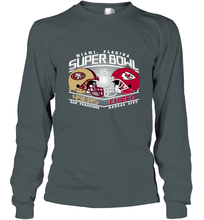 Load image into Gallery viewer, NFL Super bowl San Francisco 49ers vs. Kansas City Chiefs Long Sleeve T-Shirt
