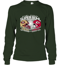 Load image into Gallery viewer, NFL Super bowl San Francisco 49ers vs. Kansas City Chiefs Long Sleeve T-Shirt
