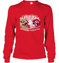 Load image into Gallery viewer, NFL Super bowl San Francisco 49ers vs. Kansas City Chiefs Long Sleeve T-Shirt
