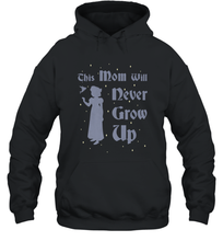 Load image into Gallery viewer, Disney Peter Pan This Mom Will Never Grow Up Hooded Sweatshirt
