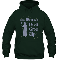 Load image into Gallery viewer, Disney Peter Pan This Mom Will Never Grow Up Hooded Sweatshirt
