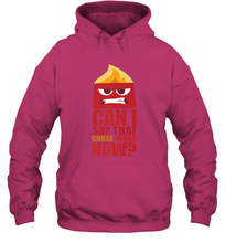 Load image into Gallery viewer, Disney Pixar Inside Out Anger Curse Quote Hooded Sweatshirt
