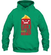 Load image into Gallery viewer, Disney Pixar Inside Out Anger Curse Quote Hooded Sweatshirt
