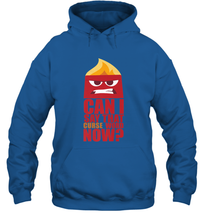 Load image into Gallery viewer, Disney Pixar Inside Out Anger Curse Quote Hooded Sweatshirt
