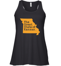 Load image into Gallery viewer, The Great State Of Kansas Women's Racerback Tank
