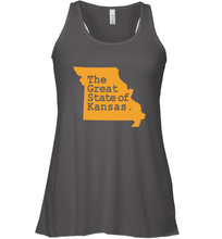 Load image into Gallery viewer, The Great State Of Kansas Women's Racerback Tank
