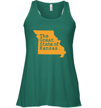 Load image into Gallery viewer, The Great State Of Kansas Women's Racerback Tank

