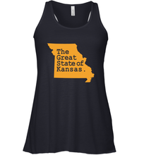 Load image into Gallery viewer, The Great State Of Kansas Women's Racerback Tank
