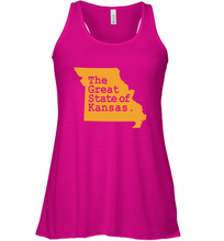 Load image into Gallery viewer, The Great State Of Kansas Women's Racerback Tank
