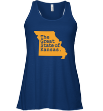 Load image into Gallery viewer, The Great State Of Kansas Women's Racerback Tank
