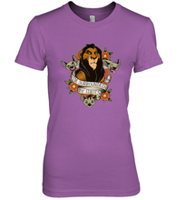 Load image into Gallery viewer, Disney Lion King Scar and Hyenas I&#39;m Surrounded By Idiots Women&#39;s Premium T-Shirt
