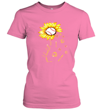 Load image into Gallery viewer, Baseball Proud Sunflower Women's T-Shirt
