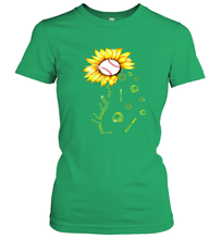Load image into Gallery viewer, Baseball Proud Sunflower Women's T-Shirt
