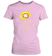 Load image into Gallery viewer, Baseball Proud Sunflower Women's T-Shirt
