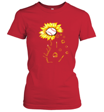 Load image into Gallery viewer, Baseball Proud Sunflower Women's T-Shirt
