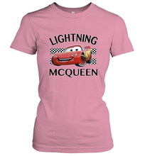 Load image into Gallery viewer, Disney Pixar Cars Lightning McQueen Finish Women&#39;s T-Shirt
