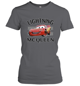 Disney Pixar Cars Lightning McQueen Finish Women's T-Shirt