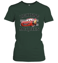 Load image into Gallery viewer, Disney Pixar Cars Lightning McQueen Finish Women&#39;s T-Shirt
