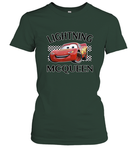 Disney Pixar Cars Lightning McQueen Finish Women's T-Shirt