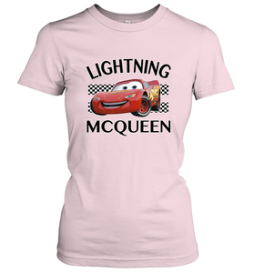 Disney Pixar Cars Lightning McQueen Finish Women's T-Shirt