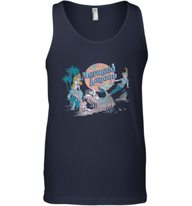 Disney Peter Pan Distressed Mermaid Lagoon Men's Tank Top