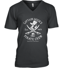 Load image into Gallery viewer, Disney Villains Captain Hook Pirate Crew Est 1953 Logo Men's V-Neck
