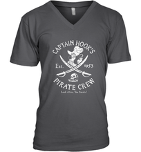 Load image into Gallery viewer, Disney Villains Captain Hook Pirate Crew Est 1953 Logo Men's V-Neck
