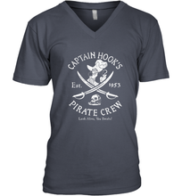 Load image into Gallery viewer, Disney Villains Captain Hook Pirate Crew Est 1953 Logo Men's V-Neck
