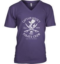 Load image into Gallery viewer, Disney Villains Captain Hook Pirate Crew Est 1953 Logo Men's V-Neck
