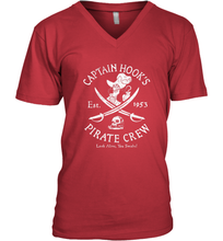 Load image into Gallery viewer, Disney Villains Captain Hook Pirate Crew Est 1953 Logo Men's V-Neck
