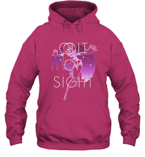 Load image into Gallery viewer, Disney Pixar Incredibles 2 Shy Violet Night Hooded Sweatshirt
