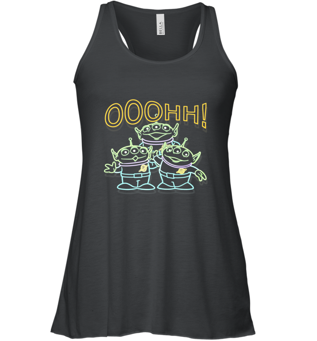 Disney Pixar Toy Story Neon Aliens Ooohh Women's Racerback Tank