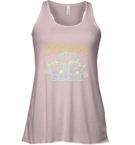 Disney Pixar Toy Story Neon Aliens Ooohh Women's Racerback Tank