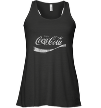 Load image into Gallery viewer, Coca Cola Vintage White Enjoy Logo Women's Racerback Tank
