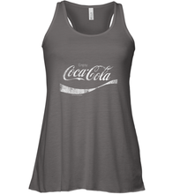 Load image into Gallery viewer, Coca Cola Vintage White Enjoy Logo Women's Racerback Tank

