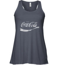 Load image into Gallery viewer, Coca Cola Vintage White Enjoy Logo Women's Racerback Tank

