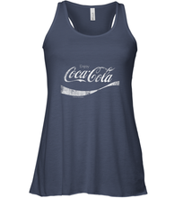 Load image into Gallery viewer, Coca Cola Vintage White Enjoy Logo Women's Racerback Tank
