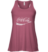 Load image into Gallery viewer, Coca Cola Vintage White Enjoy Logo Women's Racerback Tank
