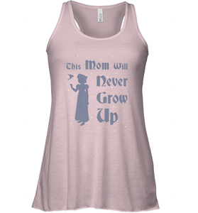 Disney Peter Pan This Mom Will Never Grow Up Women's Racerback Tank