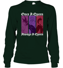 Load image into Gallery viewer, Disney Villains Once A Queen Always A Queen Long Sleeve T-Shirt
