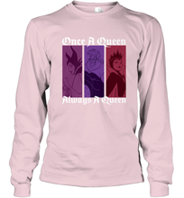 Load image into Gallery viewer, Disney Villains Once A Queen Always A Queen Long Sleeve T-Shirt
