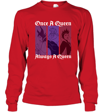 Load image into Gallery viewer, Disney Villains Once A Queen Always A Queen Long Sleeve T-Shirt
