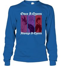 Load image into Gallery viewer, Disney Villains Once A Queen Always A Queen Long Sleeve T-Shirt
