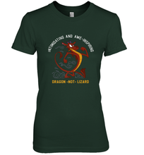 Load image into Gallery viewer, Disney Mulan Mushu Dragon Not Lizard Portrait Women's Premium T-Shirt
