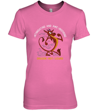 Load image into Gallery viewer, Disney Mulan Mushu Dragon Not Lizard Portrait Women's Premium T-Shirt
