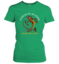 Load image into Gallery viewer, Disney Mulan Mushu Dragon Not Lizard Portrait Women&#39;s T-Shirt
