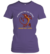 Load image into Gallery viewer, Disney Mulan Mushu Dragon Not Lizard Portrait Women&#39;s T-Shirt
