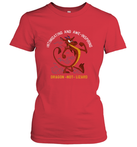 Disney Mulan Mushu Dragon Not Lizard Portrait Women's T-Shirt